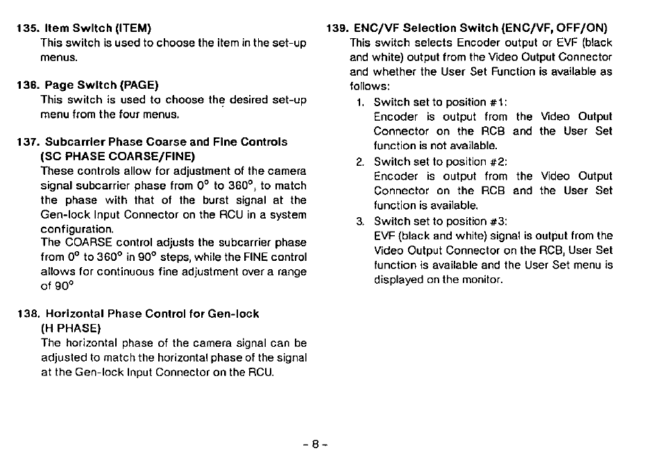 Panasonic WV-CB700A User Manual | Page 10 / 16