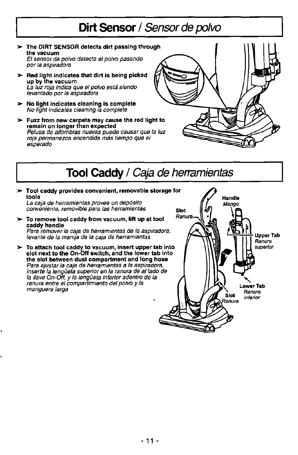 Panasonic MC-V7515 User Manual | Page 11 / 28