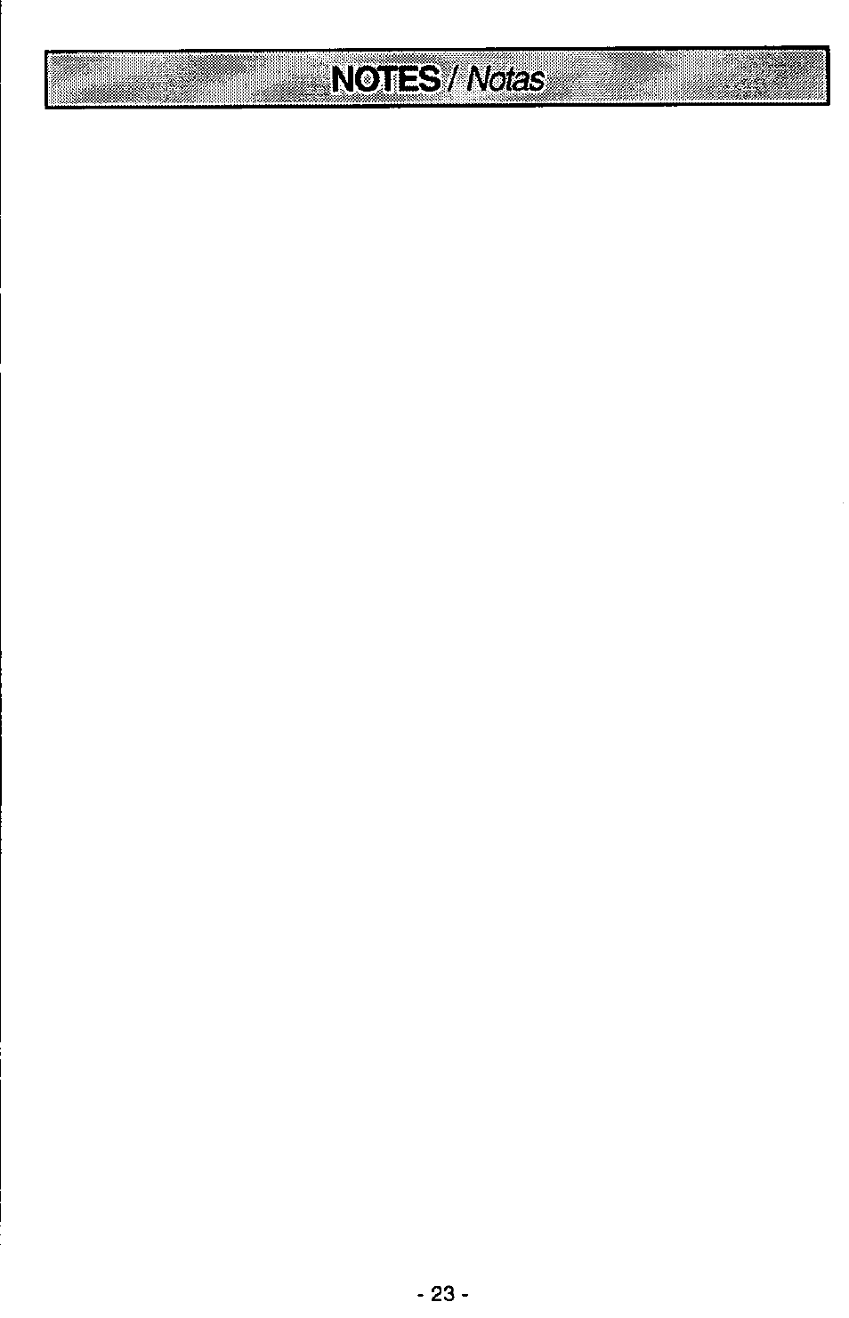 Panasonic MC-V7515 User Manual | Page 23 / 28