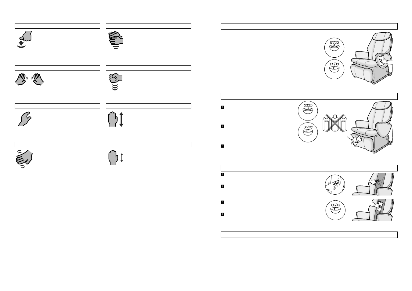 Cleaning and maintenance, Details regarding manual operation | Panasonic EP1061 User Manual | Page 13 / 29