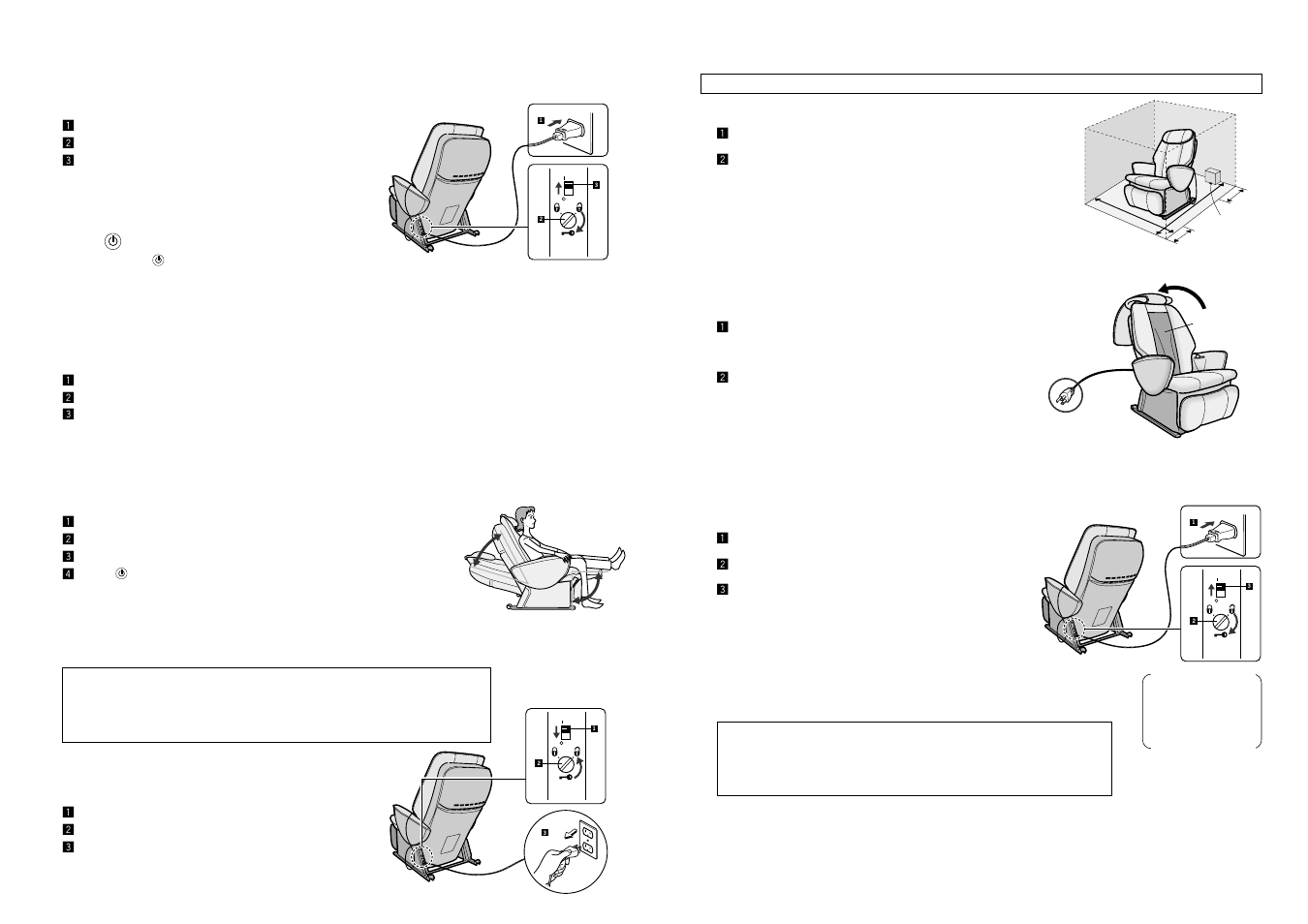 Before using the unit, How to use the massage lounger — introduction | Panasonic EP1061 User Manual | Page 6 / 29