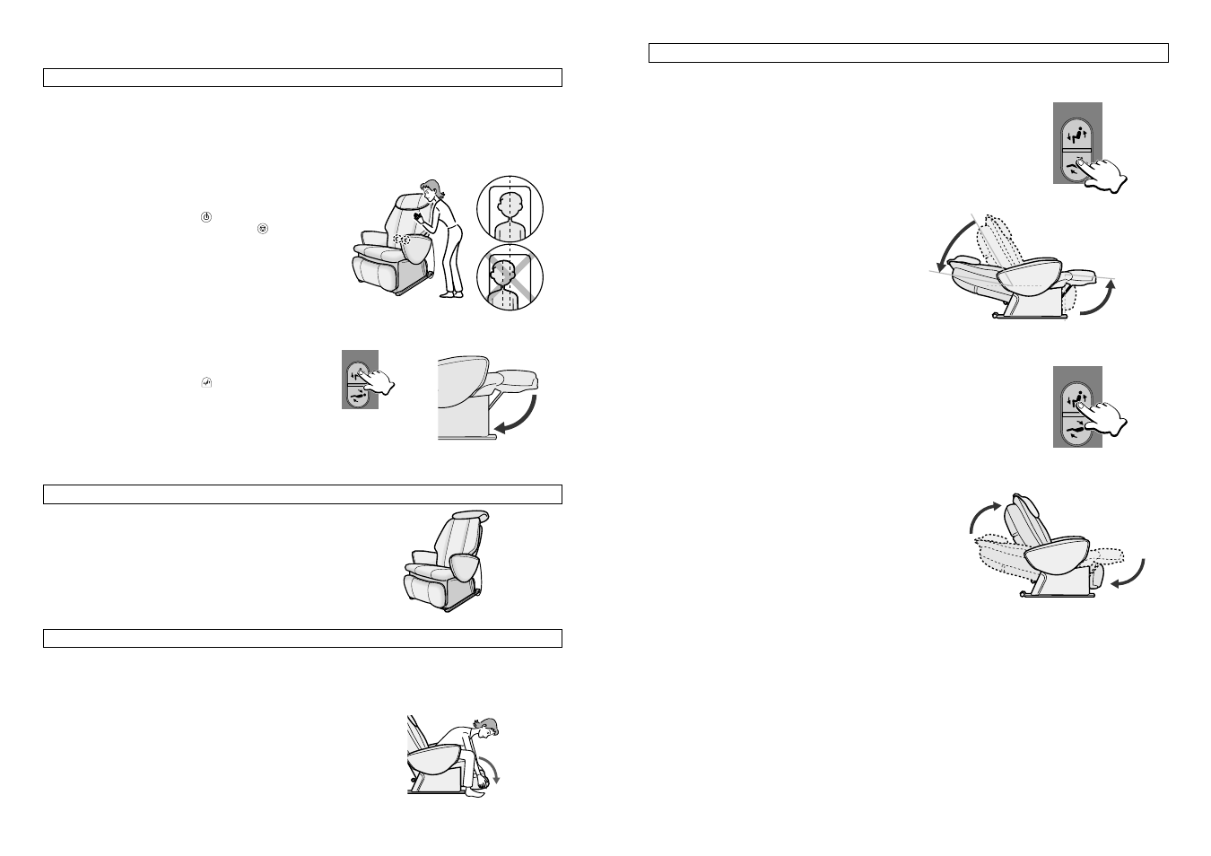 Adjusting the seat | Panasonic EP1061 User Manual | Page 7 / 29