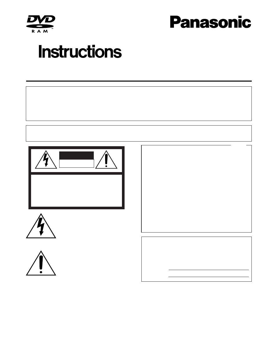 Panasonic WJ-HDE510 User Manual | 12 pages