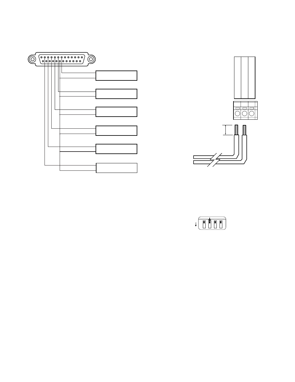 Error connection, Switch settings, Gthermal err or out nc | Panasonic WJ-HDE510 User Manual | Page 8 / 12