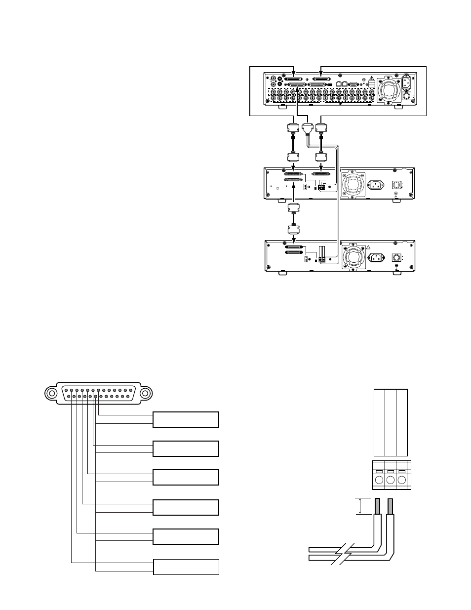 Error output connection, Gthermal err or out nc, Copy port control port | Error out, Extension unit #6 error out | Panasonic WJ-HDE510 User Manual | Page 9 / 12