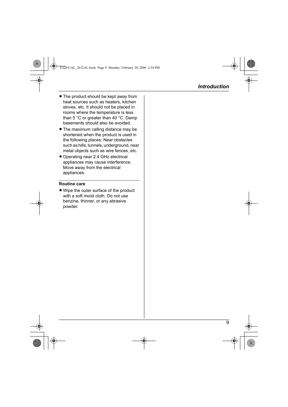 Panasonic KX-TG2631AL User Manual | Page 9 / 56