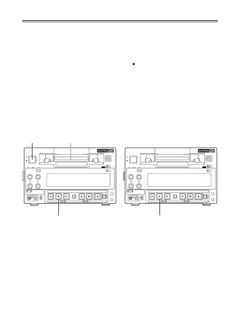 Operation, Turning on the power and inserting the cassette, Stop mode | Turn on the power | Panasonic AJ-HD130DCP User Manual | Page 12 / 42