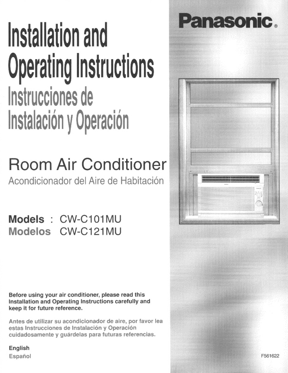 Panasonic CW-C101MU User Manual | 24 pages