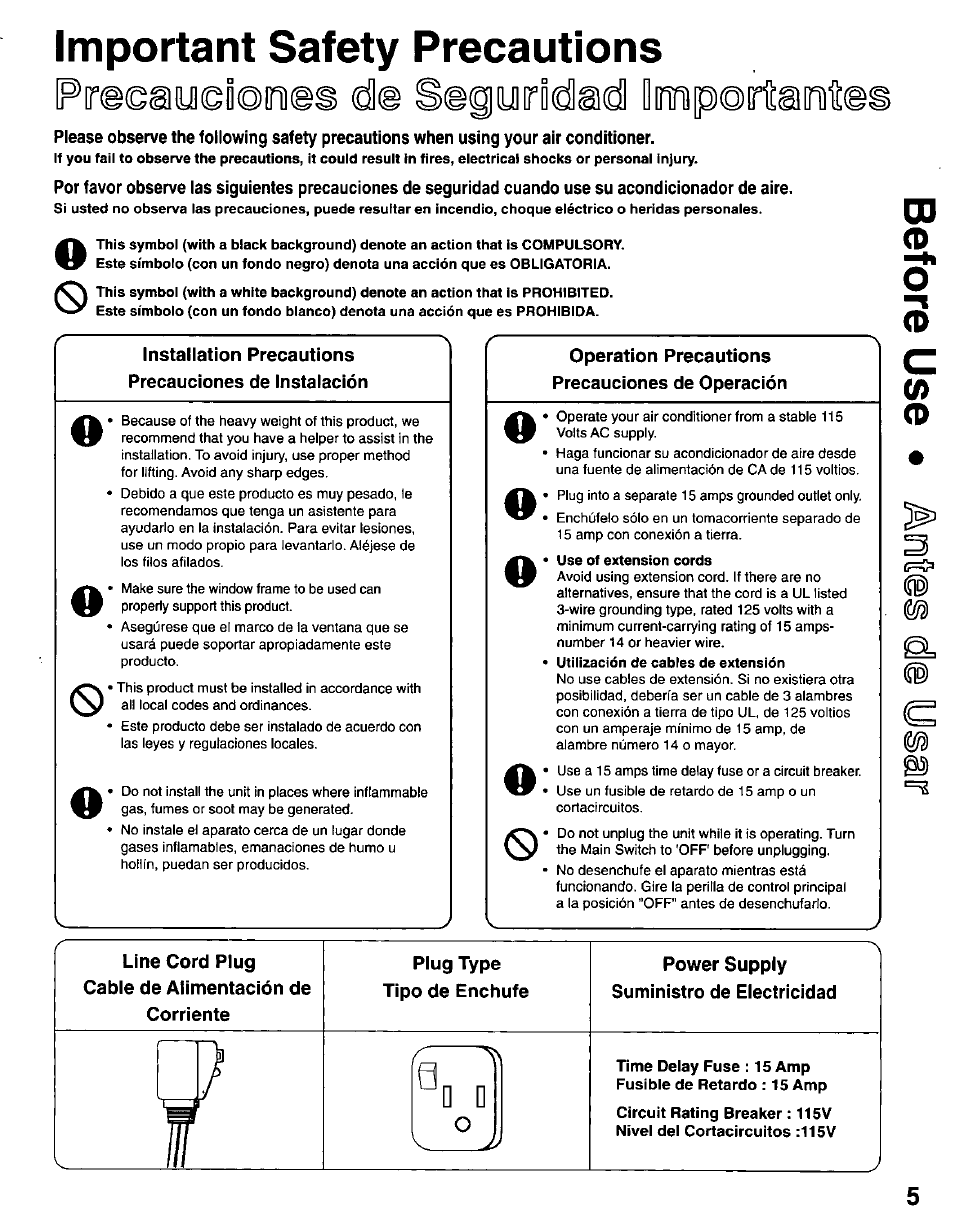 Important safety precautions, Important safety precautions -7, Po^s©ay©i©in]©s | Segyo^ddlad l[iiriip©!rítadi]t0, D d o, Oq o | Panasonic CW-C101MU User Manual | Page 5 / 24