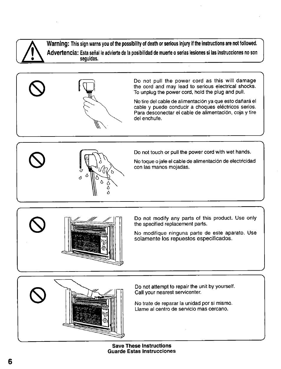 Panasonic CW-C101MU User Manual | Page 6 / 24