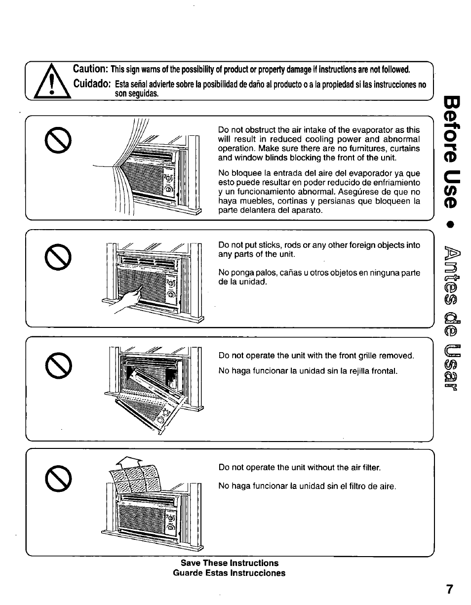Panasonic CW-C101MU User Manual | Page 7 / 24