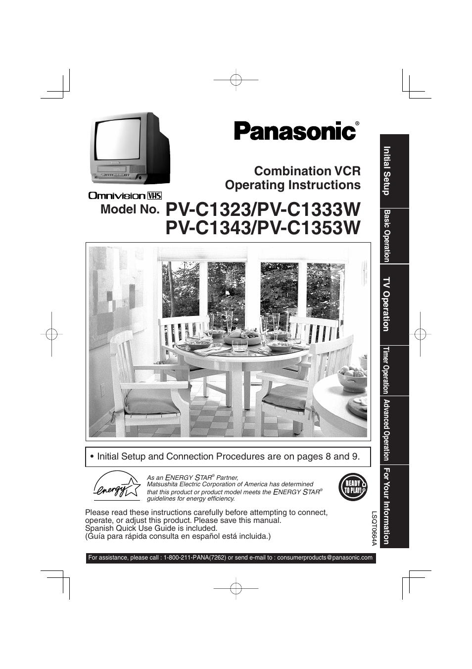 Panasonic PV C1343 User Manual | 40 pages