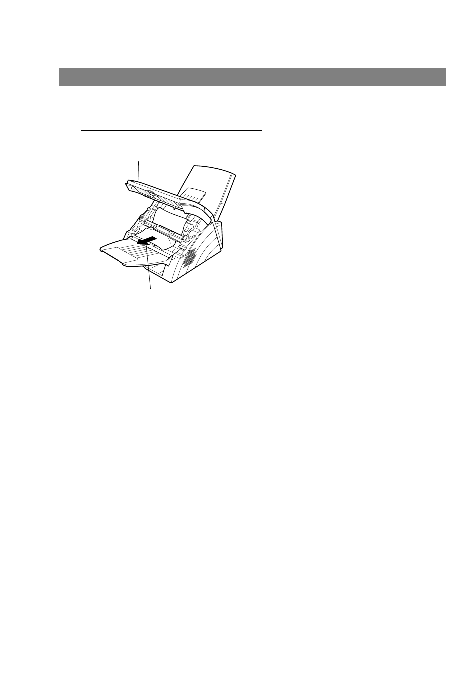 Clearing a document jam, Troubleshooting | Panasonic UF-490 User Manual | Page 102 / 120