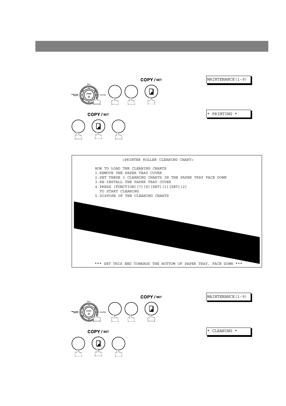 Cleaning the printer roller, Troubleshooting | Panasonic UF-490 User Manual | Page 104 / 120
