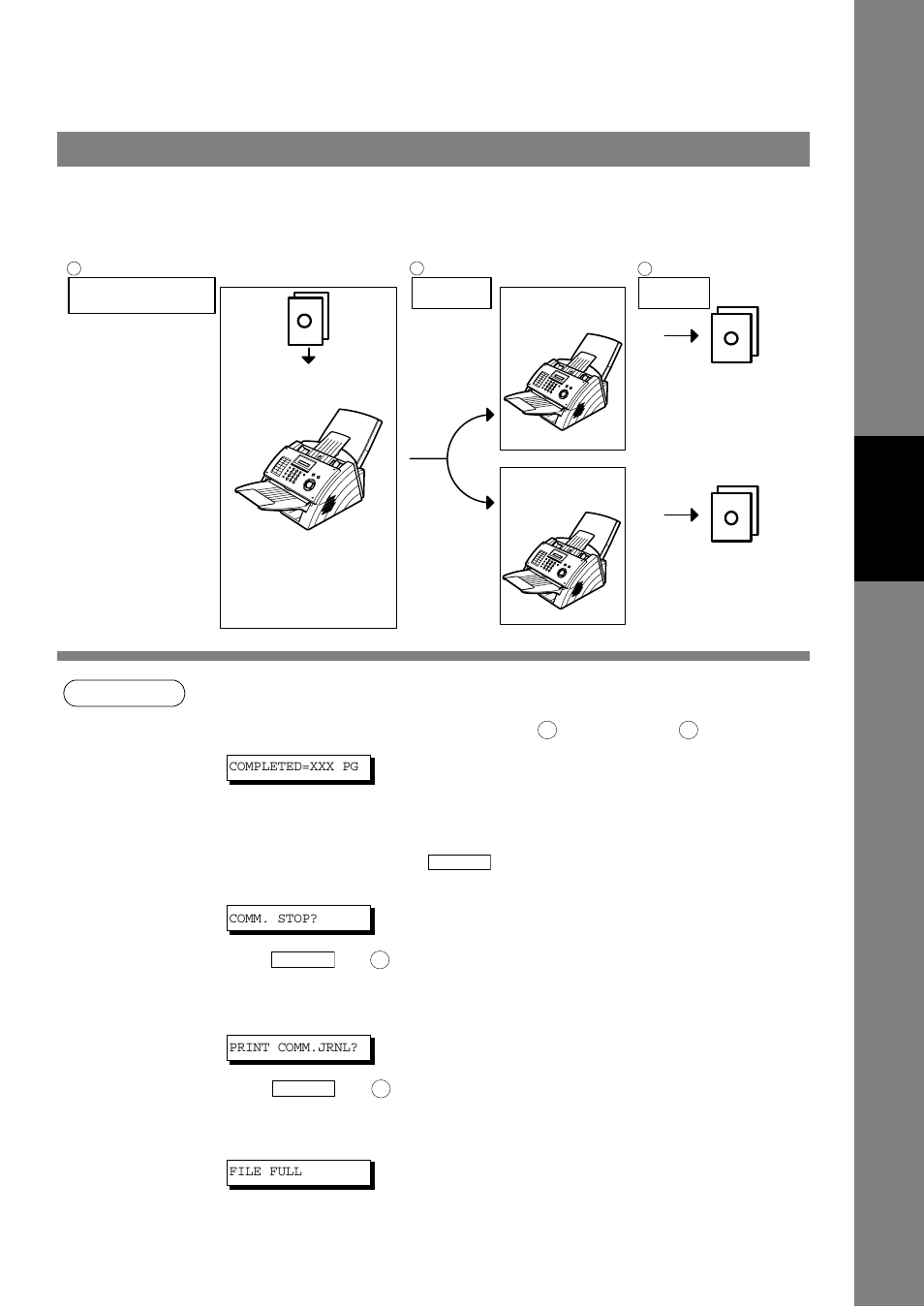 Memory transmission, Sending documents | Panasonic UF-490 User Manual | Page 41 / 120