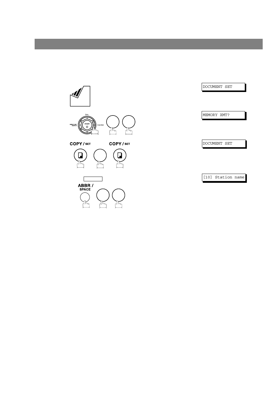 Sending documents, Direct transmission | Panasonic UF-490 User Manual | Page 48 / 120