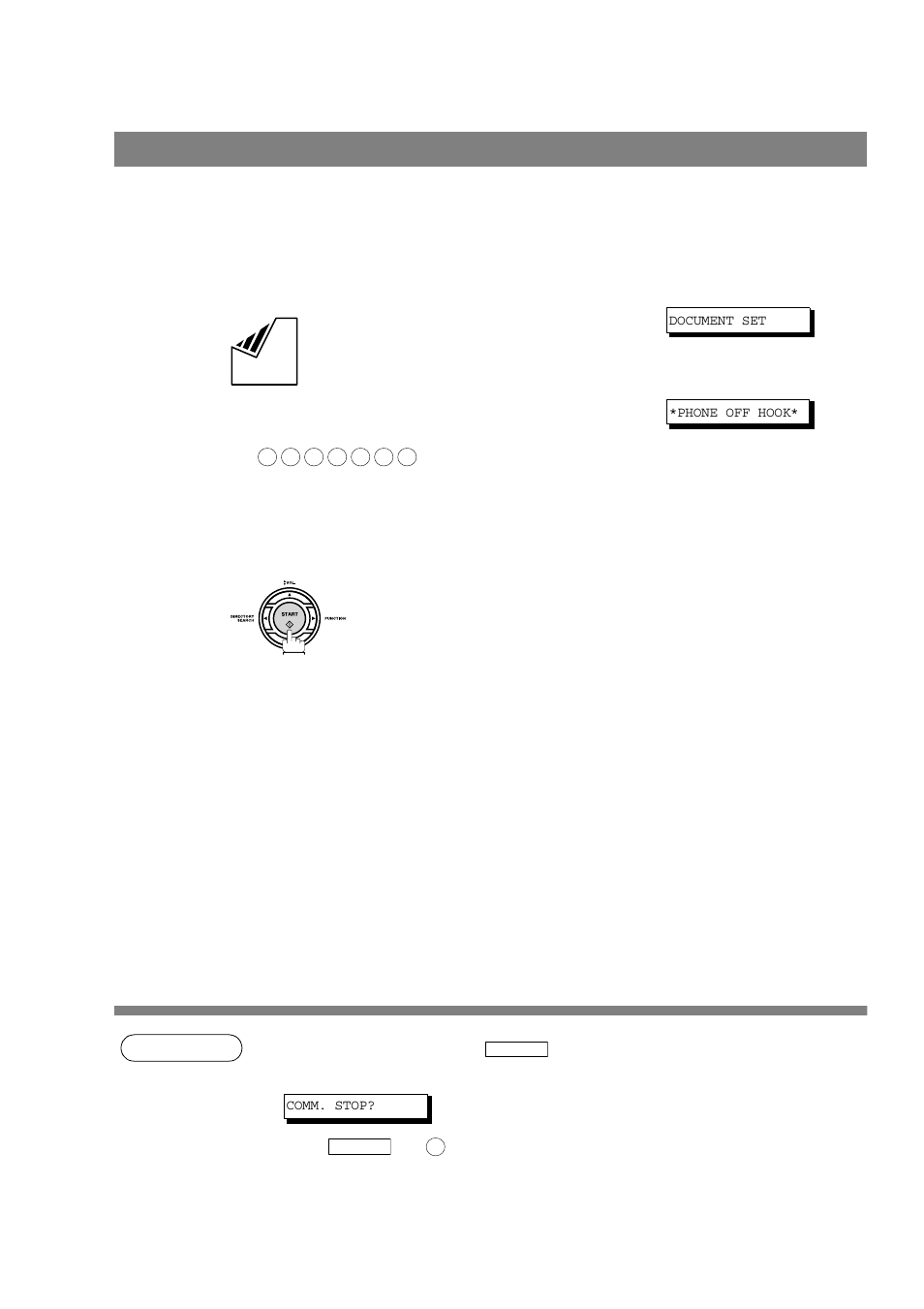 Voice mode transmission, Sending documents | Panasonic UF-490 User Manual | Page 50 / 120