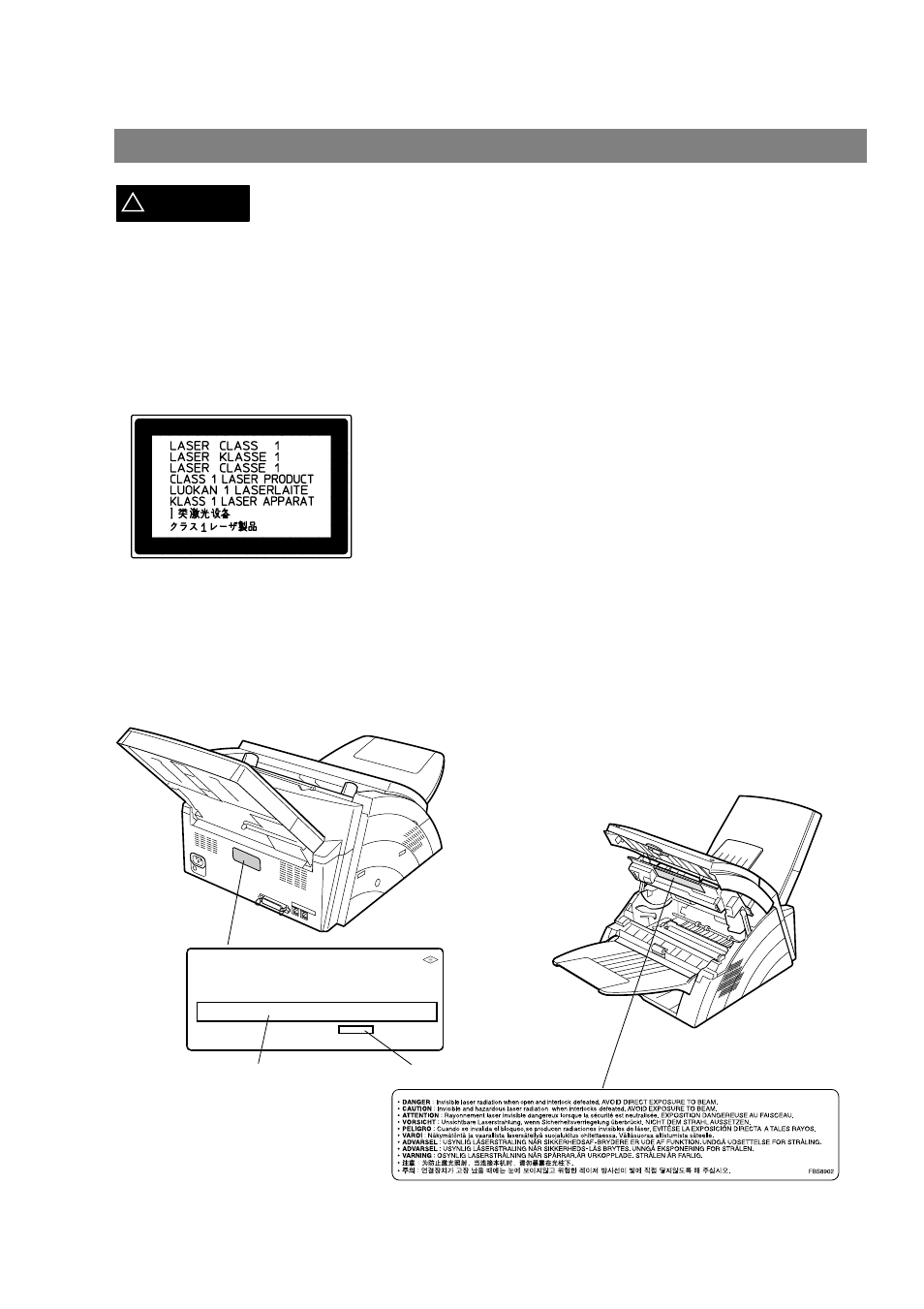 Getting to know your machine, Safety information | Panasonic UF-490 User Manual | Page 6 / 120