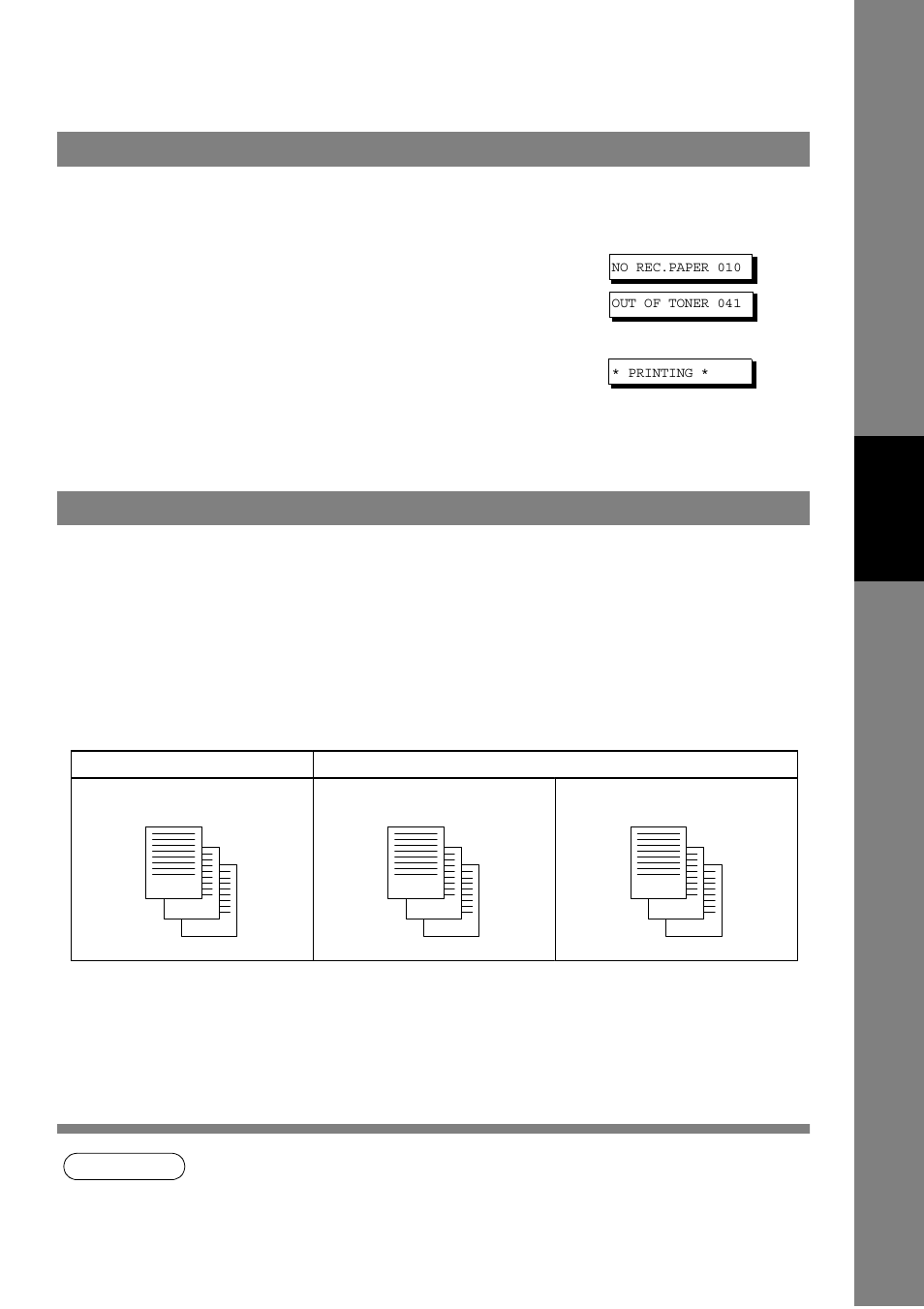 Substitute memory reception, Print collation mode, Receiving documents | Panasonic UF-490 User Manual | Page 63 / 120