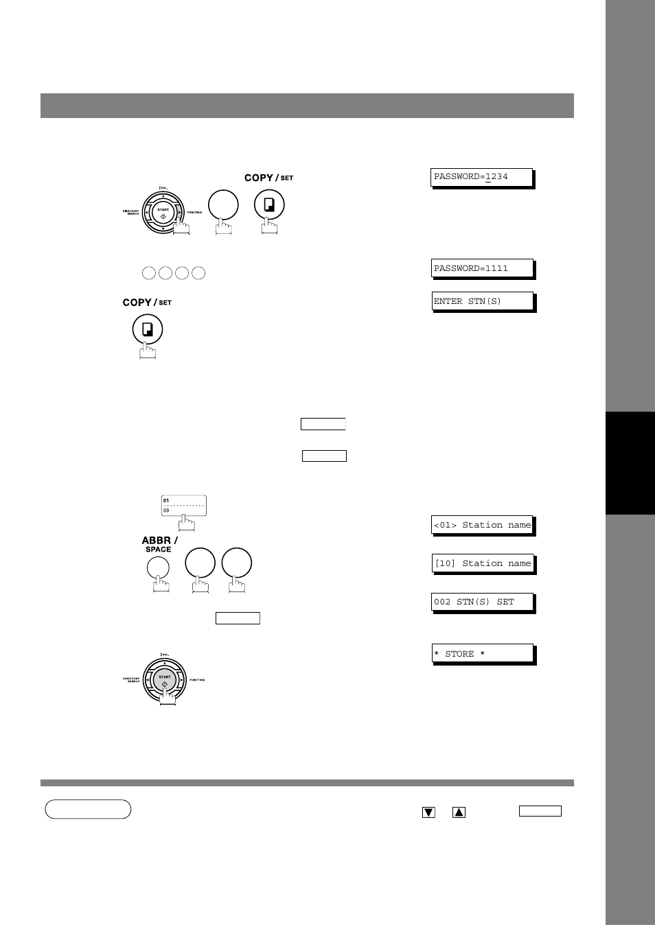 To poll documents from another station, Polling | Panasonic UF-490 User Manual | Page 67 / 120