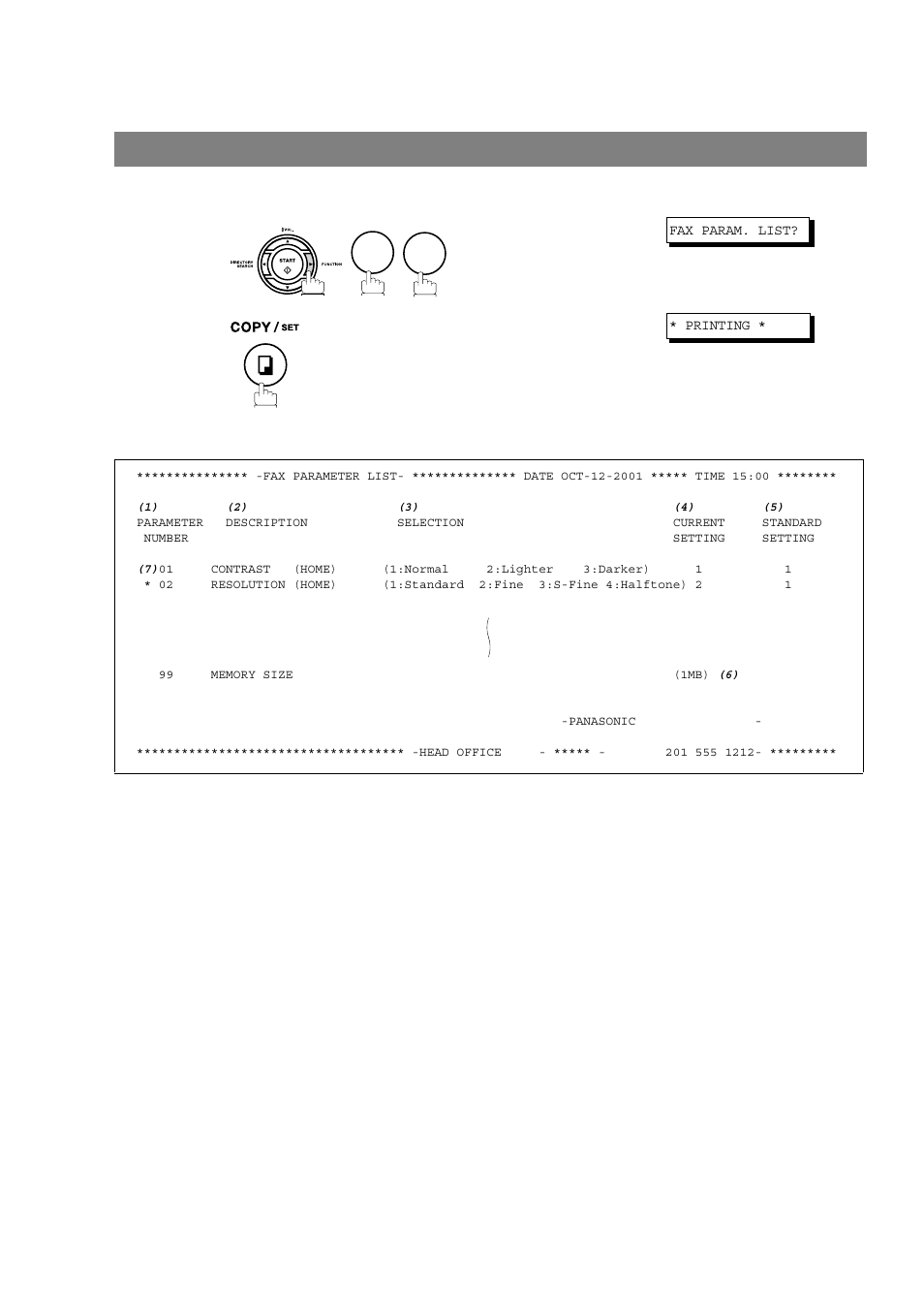 Fax parameter list, Journals and lists | Panasonic UF-490 User Manual | Page 92 / 120