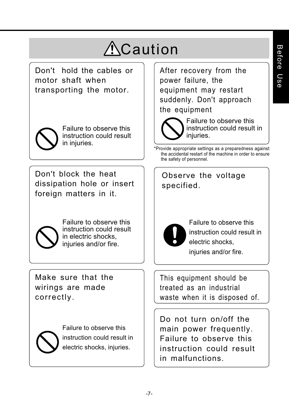 Caution | Panasonic MDDDT5540 User Manual | Page 7 / 133