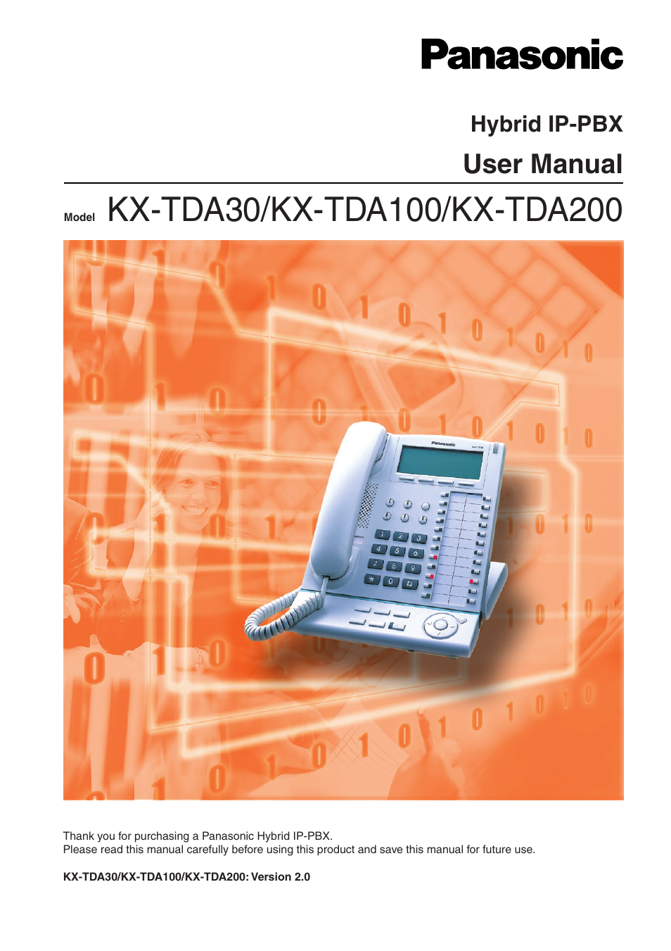 Panasonic KX-TDA30 User Manual | 214 pages