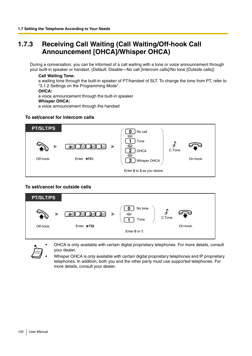 Pt/slt/ps | Panasonic KX-TDA30 User Manual | Page 100 / 214