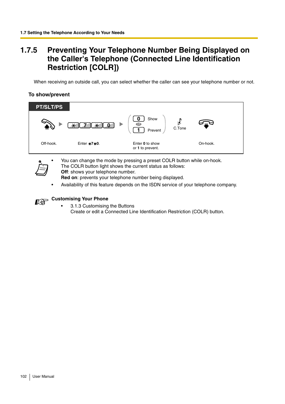Panasonic KX-TDA30 User Manual | Page 102 / 214