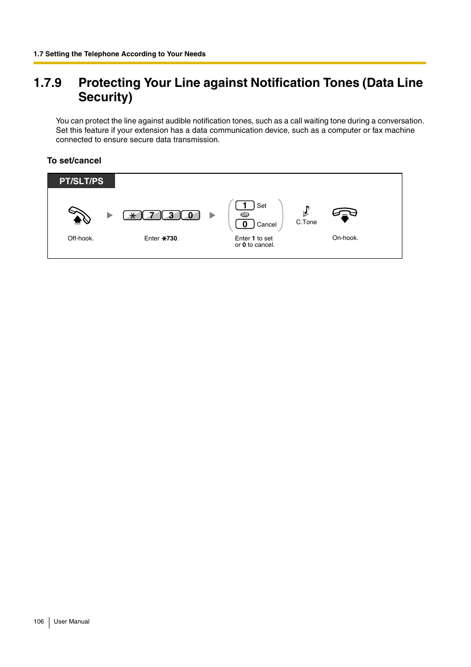 Pt/slt/ps | Panasonic KX-TDA30 User Manual | Page 106 / 214