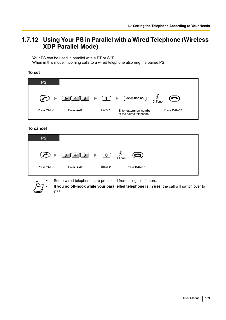 Panasonic KX-TDA30 User Manual | Page 109 / 214