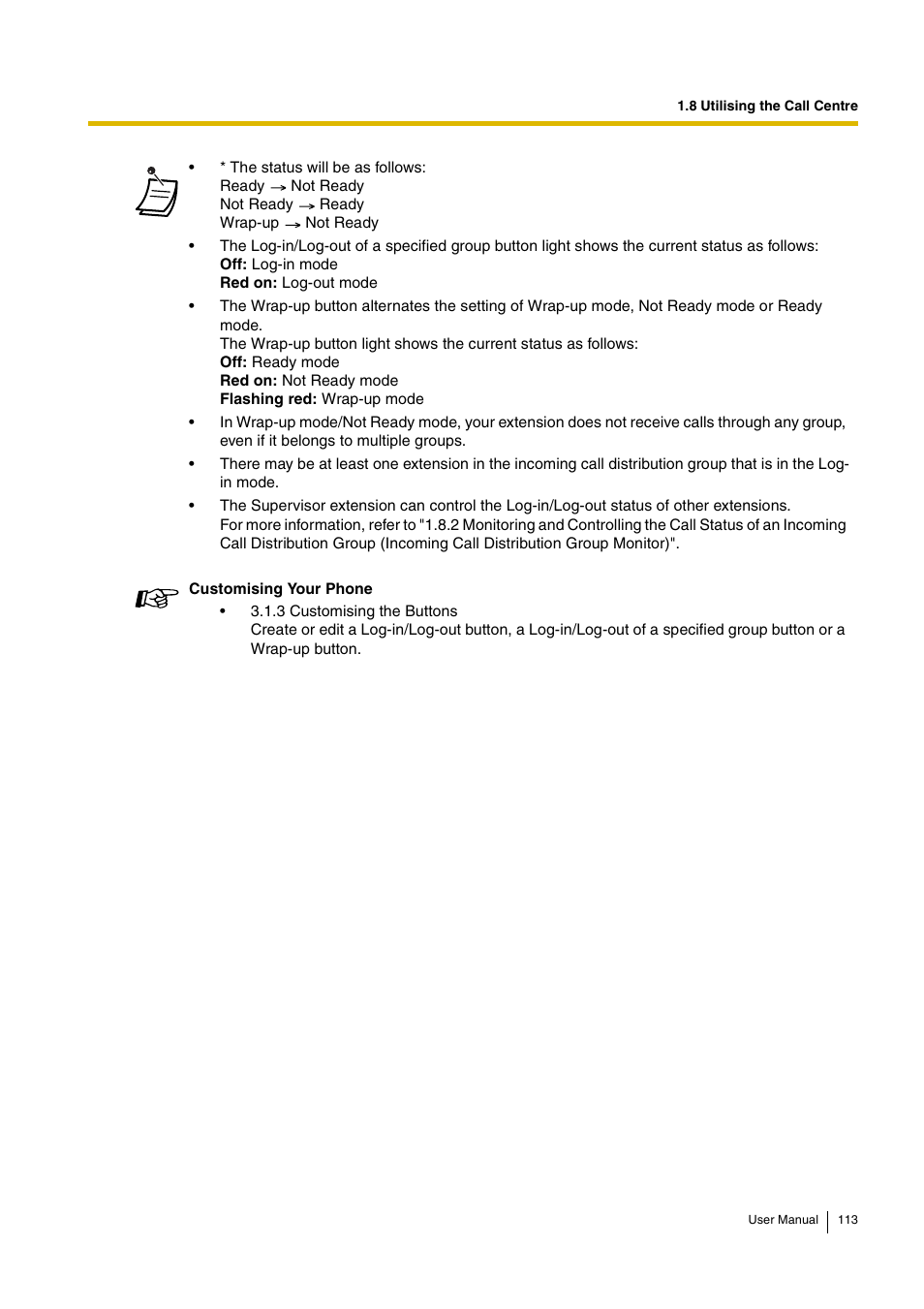 Panasonic KX-TDA30 User Manual | Page 113 / 214