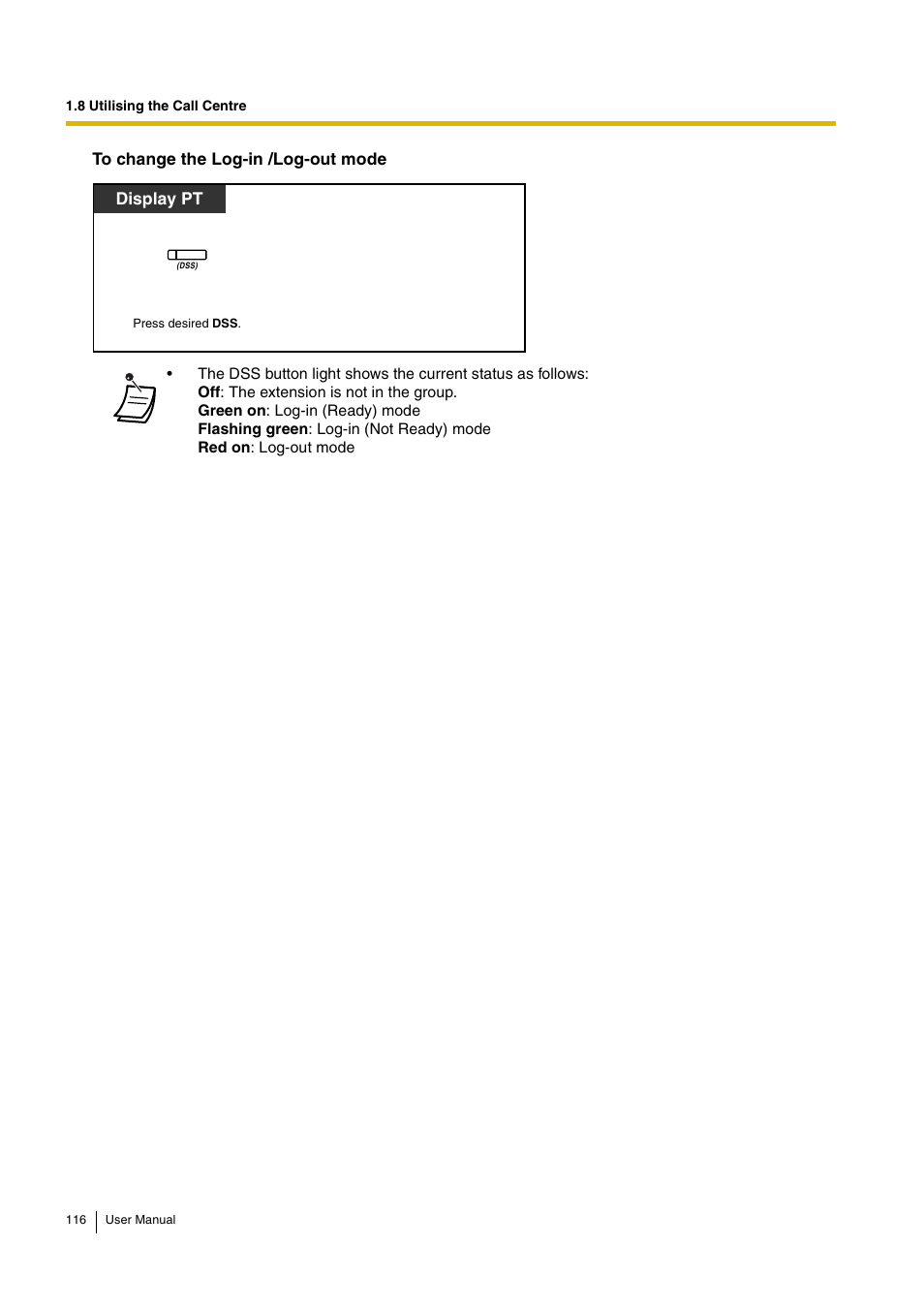 Display pt | Panasonic KX-TDA30 User Manual | Page 116 / 214