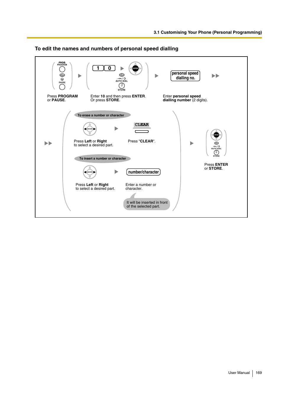 Clear | Panasonic KX-TDA30 User Manual | Page 169 / 214