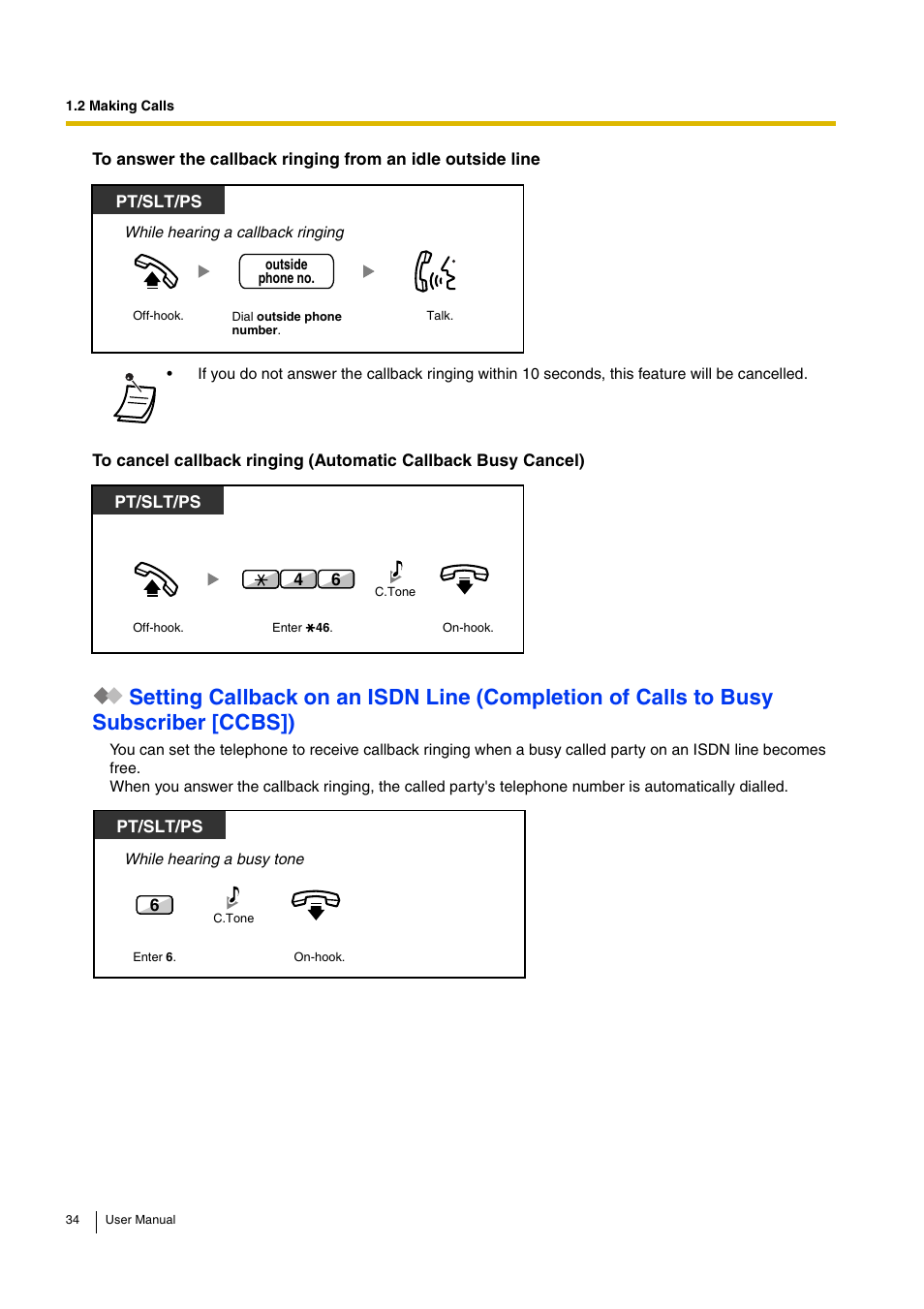 Panasonic KX-TDA30 User Manual | Page 34 / 214