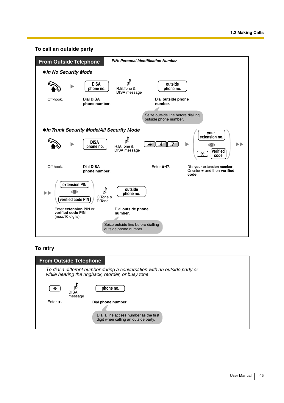 Panasonic KX-TDA30 User Manual | Page 45 / 214