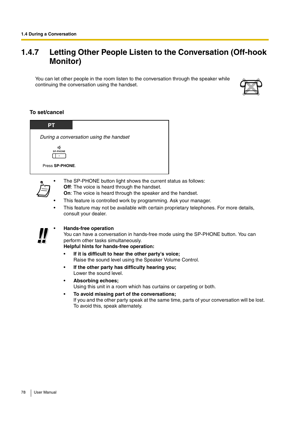 Panasonic KX-TDA30 User Manual | Page 78 / 214