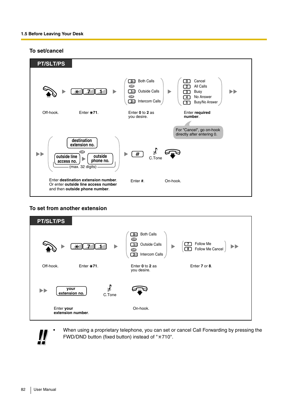 Pt/slt/ps | Panasonic KX-TDA30 User Manual | Page 82 / 214