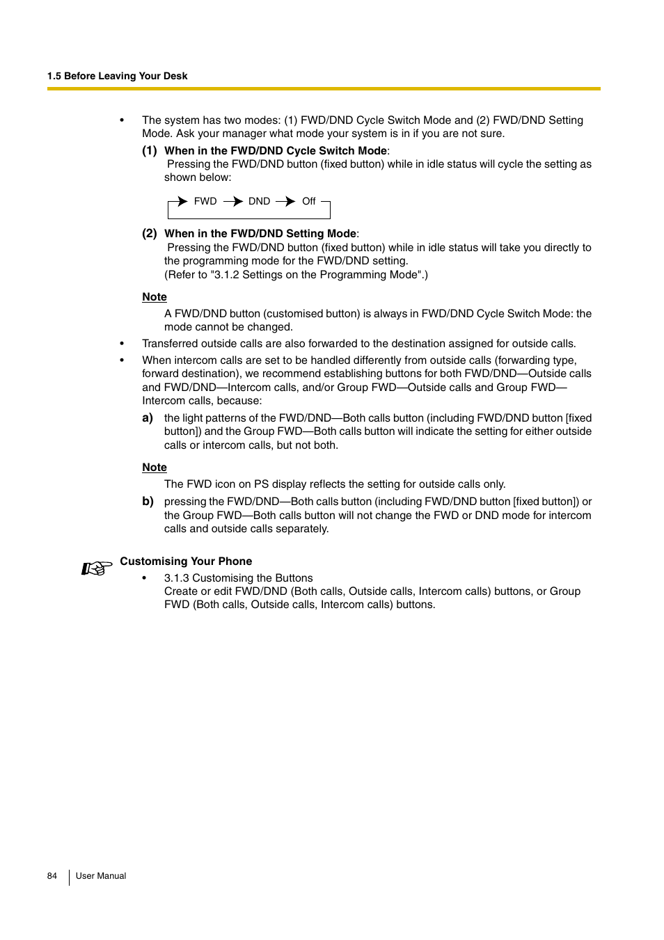 Panasonic KX-TDA30 User Manual | Page 84 / 214