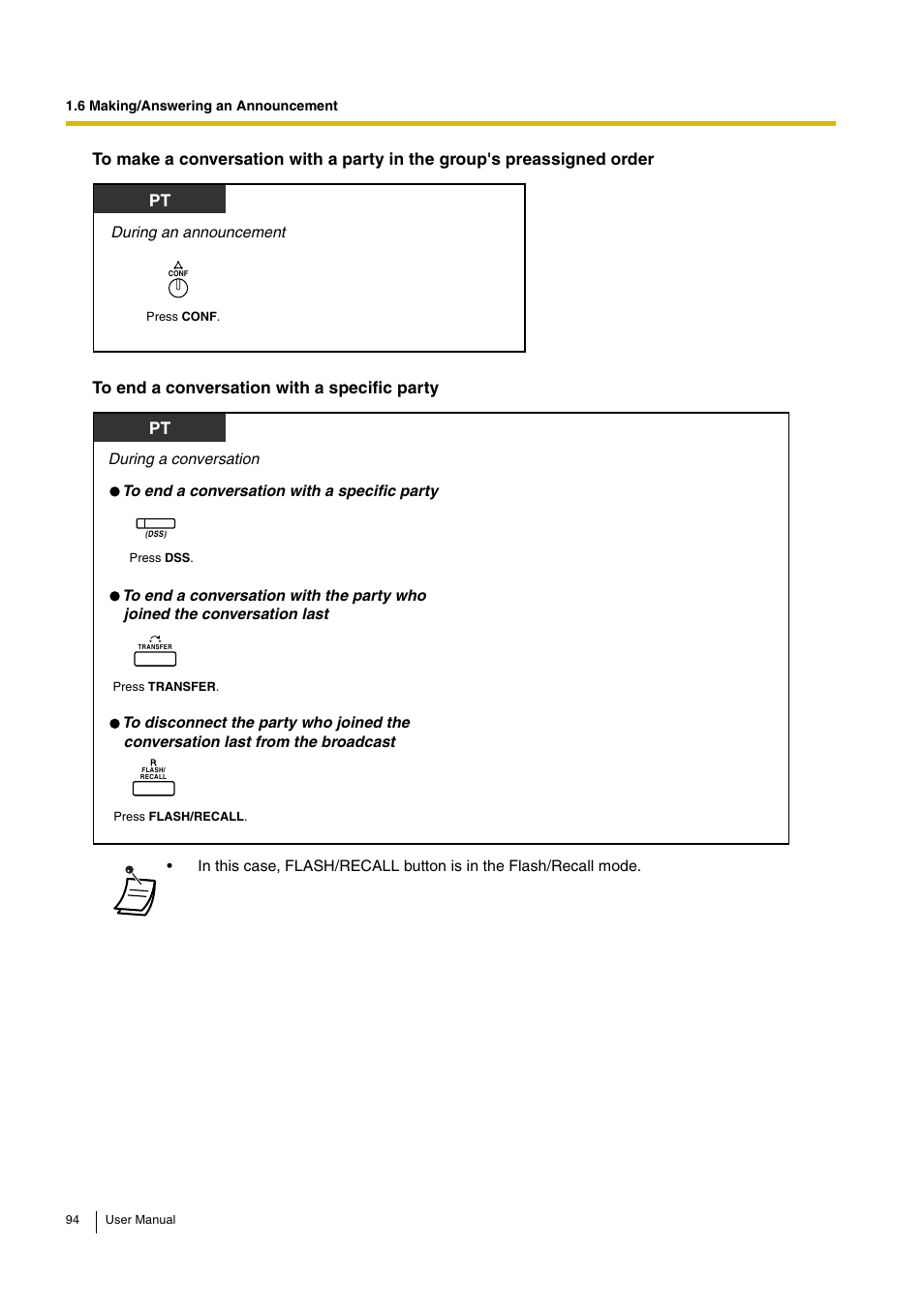 Panasonic KX-TDA30 User Manual | Page 94 / 214
