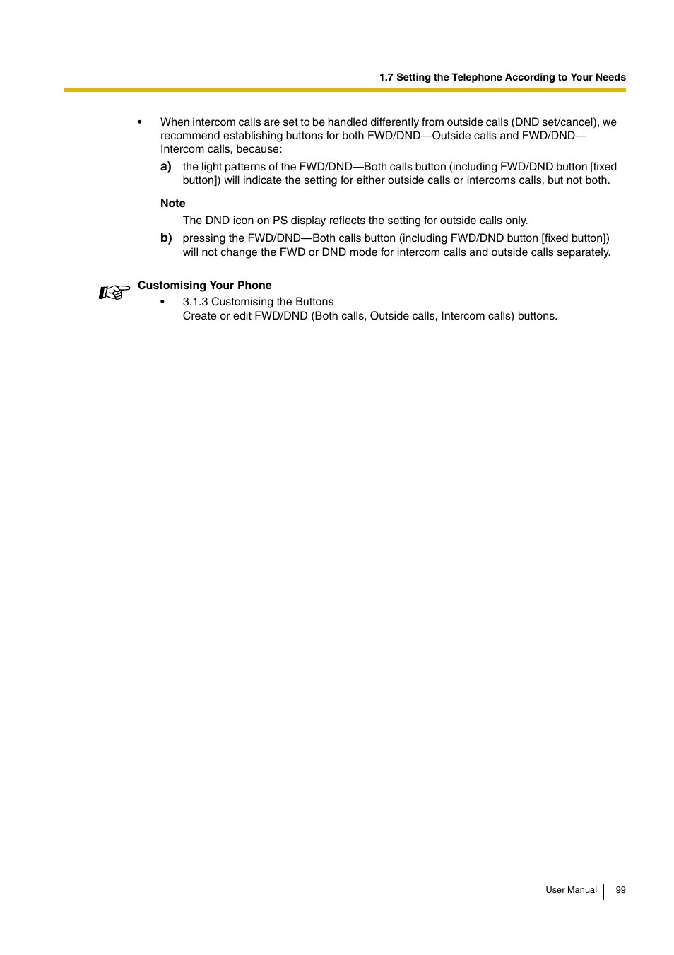 Panasonic KX-TDA30 User Manual | Page 99 / 214