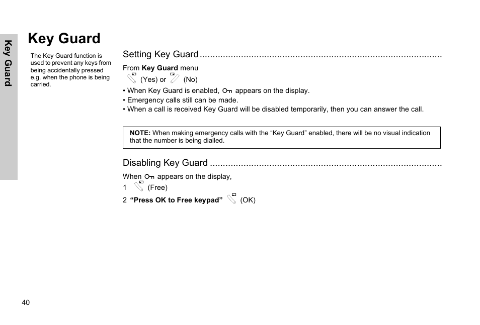 Key guard | Panasonic EB-G51E User Manual | Page 43 / 90