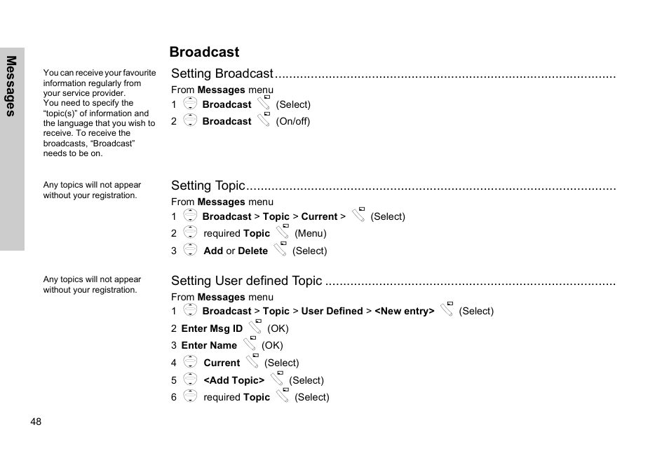 Broadcast | Panasonic EB-G51E User Manual | Page 51 / 90