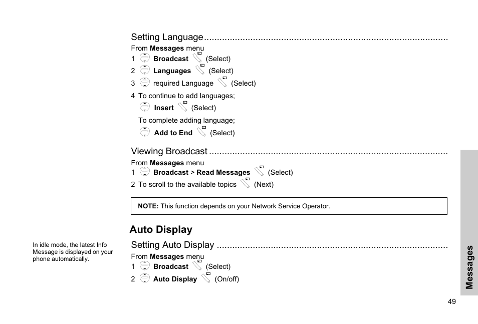 Auto display | Panasonic EB-G51E User Manual | Page 52 / 90