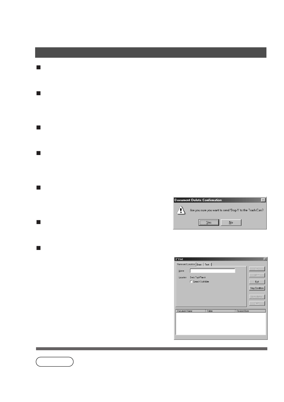 Edit menu, Document manager | Panasonic DP-2000 User Manual | Page 108 / 180