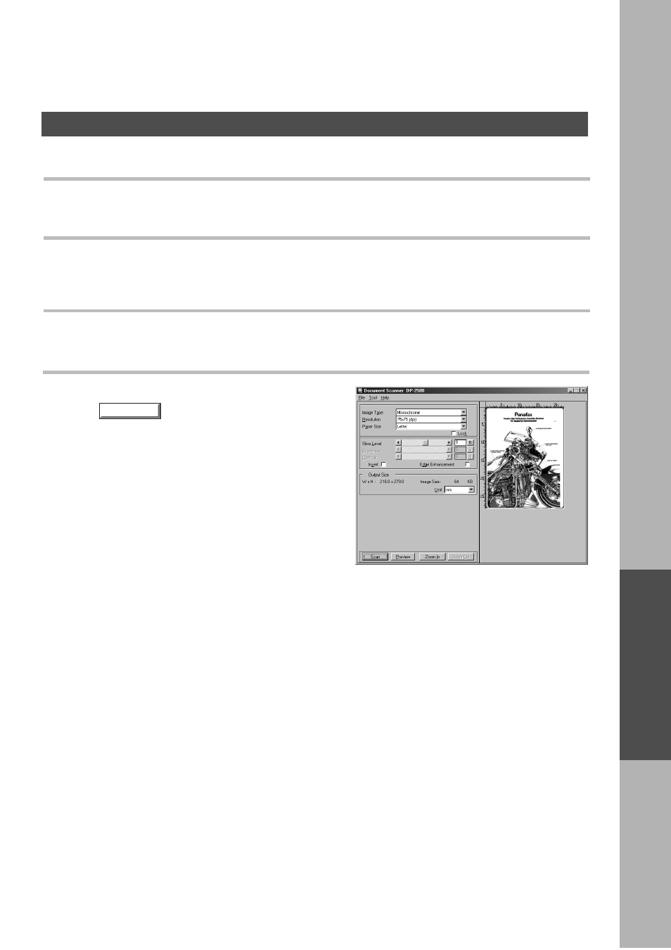 Image scanning | Panasonic DP-2000 User Manual | Page 117 / 180