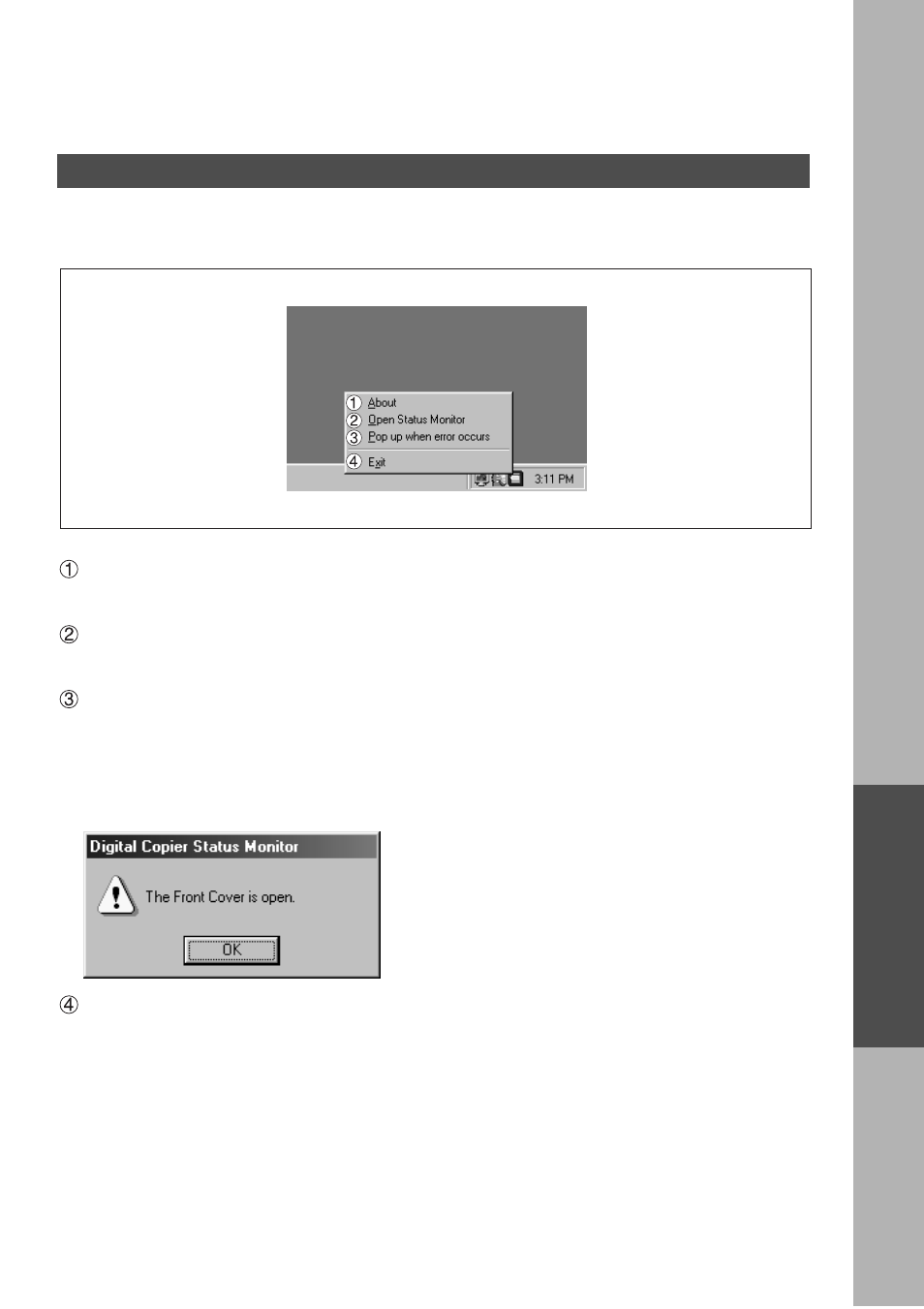 Task bar menu | Panasonic DP-2000 User Manual | Page 141 / 180