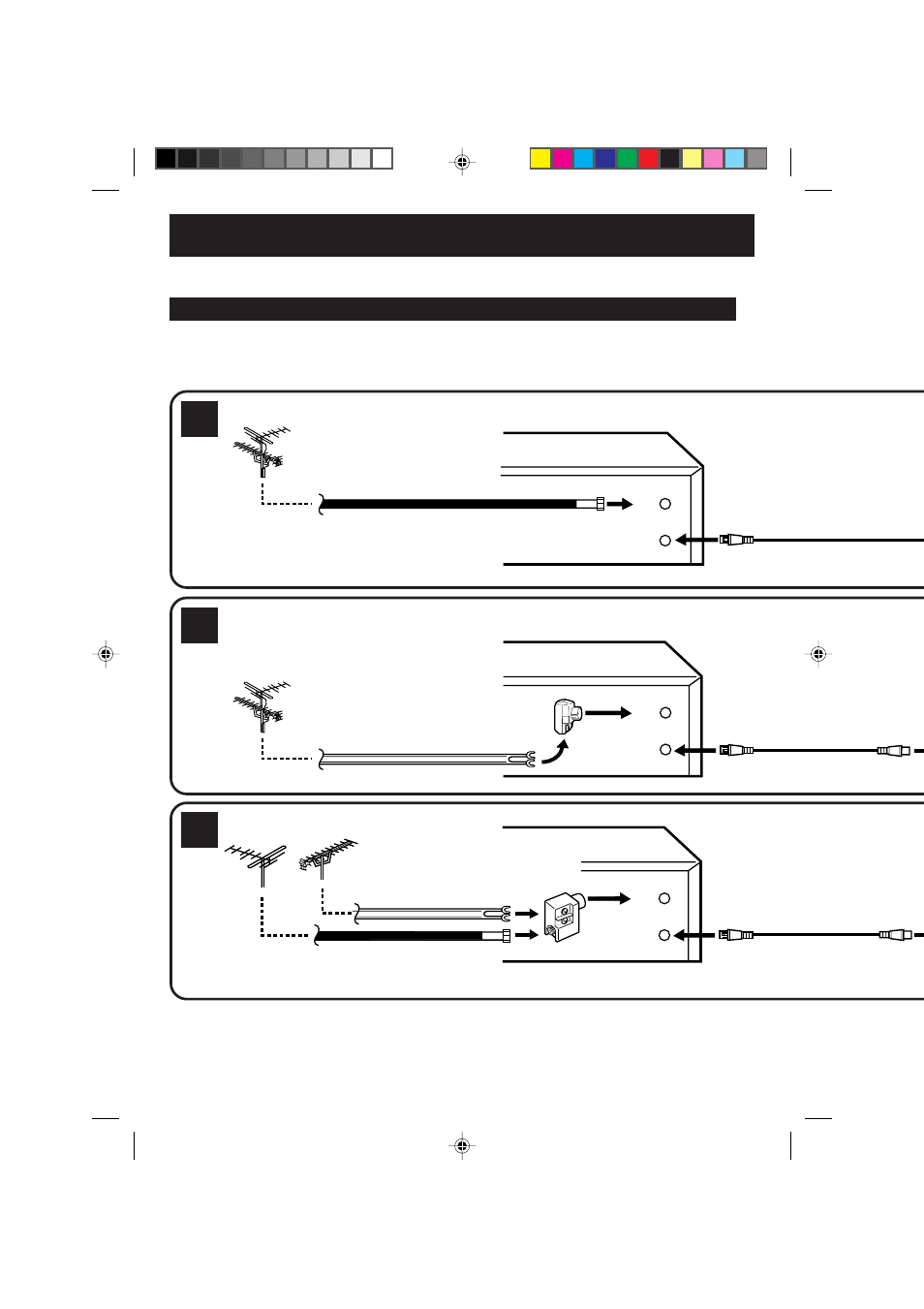 Basic connections | Panasonic PV-D734S User Manual | Page 12 / 68