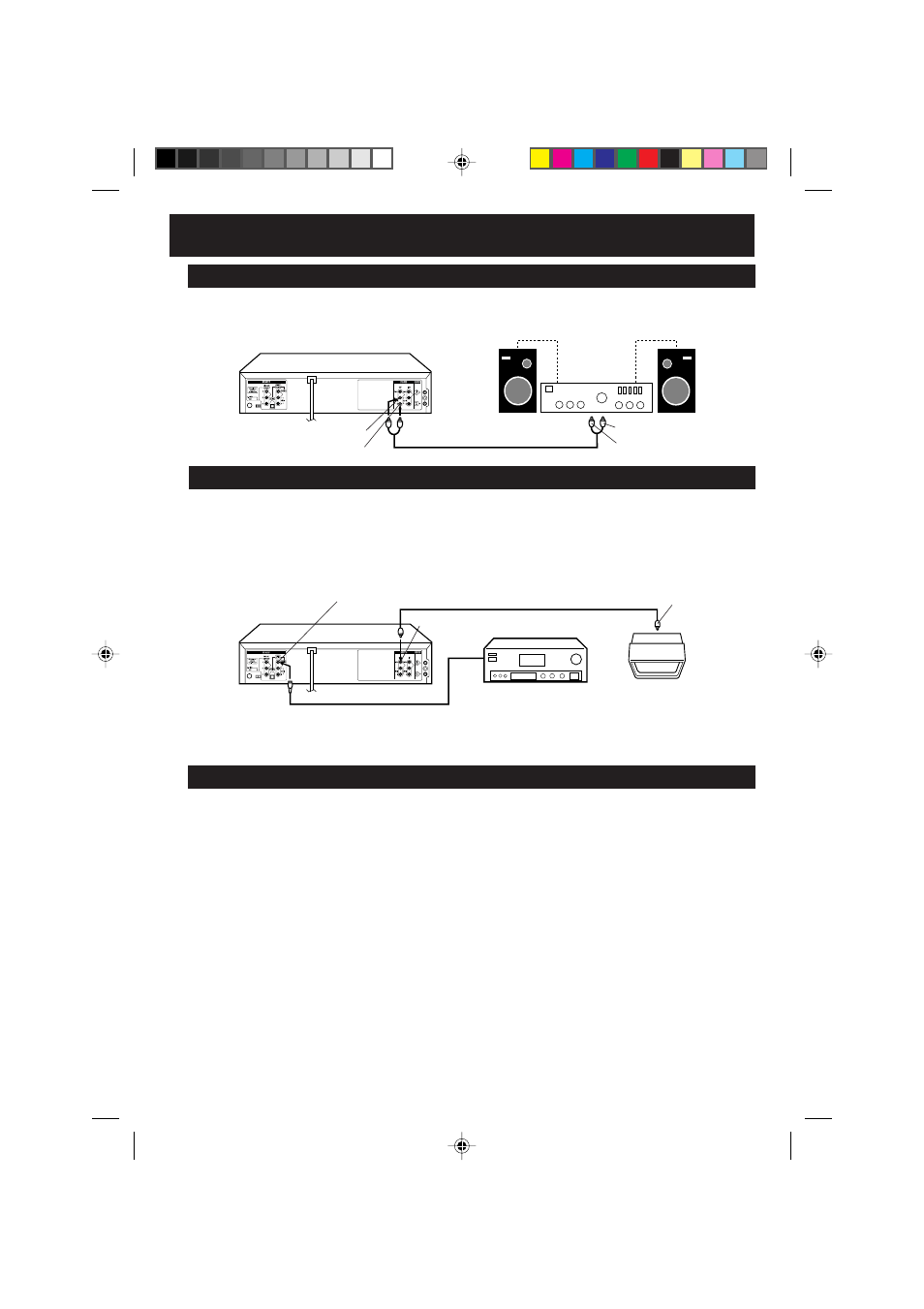 Connect to a stereo amplifier with audio output, Connecting the optical digital cable | Panasonic PV-D734S User Manual | Page 17 / 68