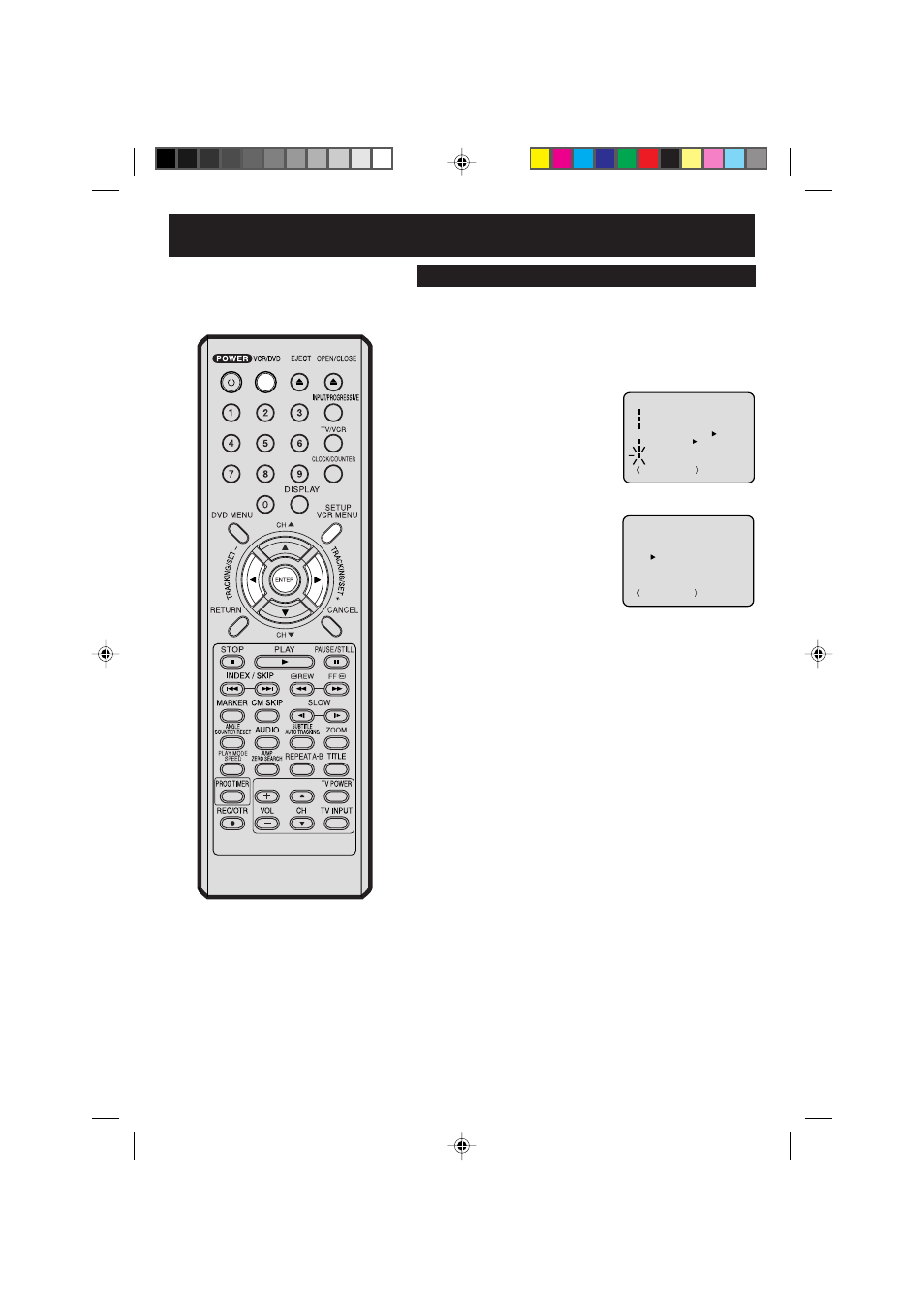 Daylight saving time setting | Panasonic PV-D734S User Manual | Page 19 / 68